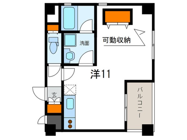 セルフィ－ユ三宮の物件間取画像